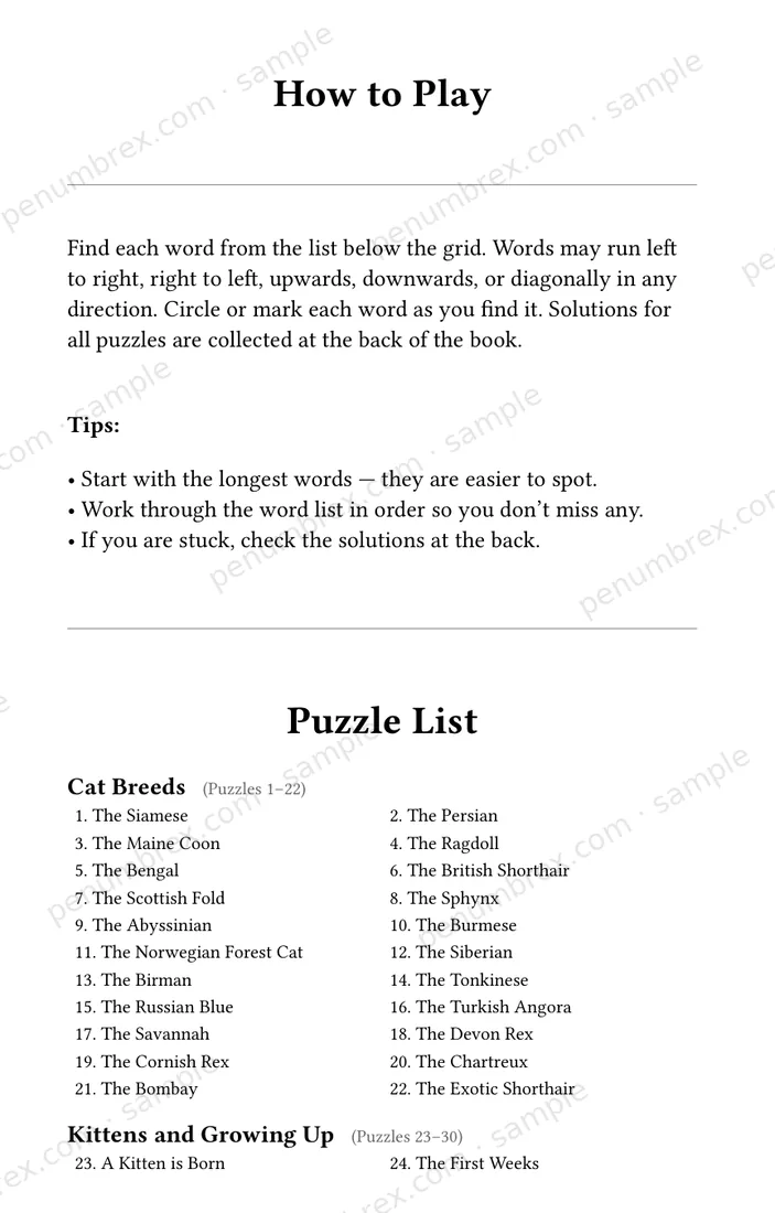 Page 3 of The Penumbrex Book of Cats
