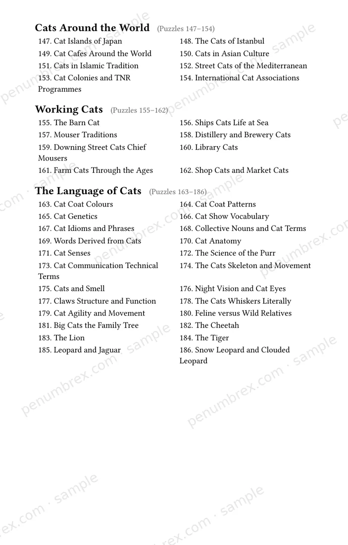 Page 6 of The Penumbrex Book of Cats