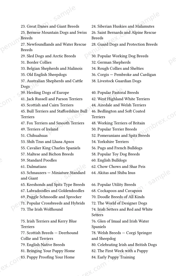 Page 4 of The Penumbrex Book of Dogs