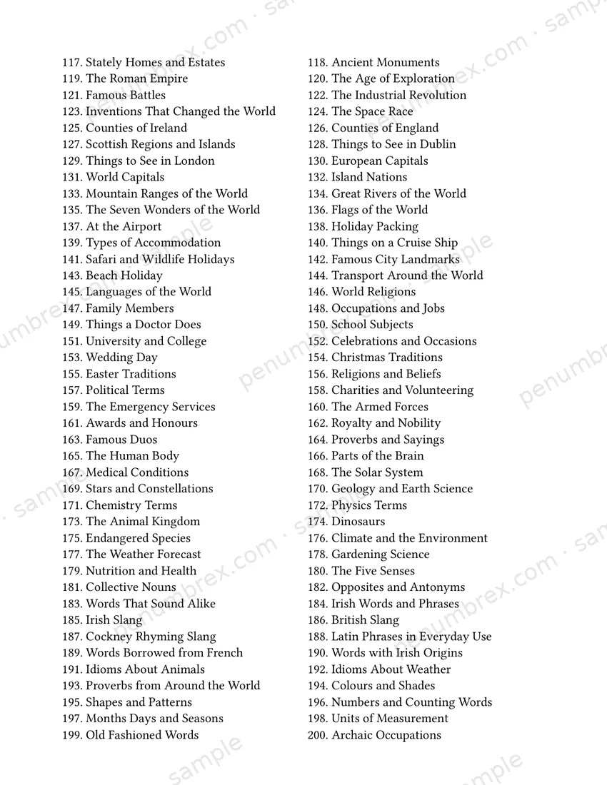 Page 5 of The Penumbrex Book of Large Print Word Search — Volume 1