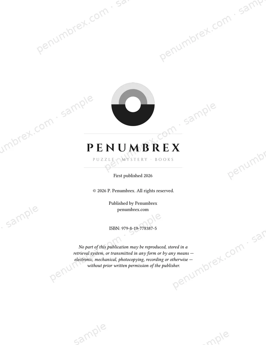 Page 2 of The Penumbrex Book of Large Print Word Search — Volume 2