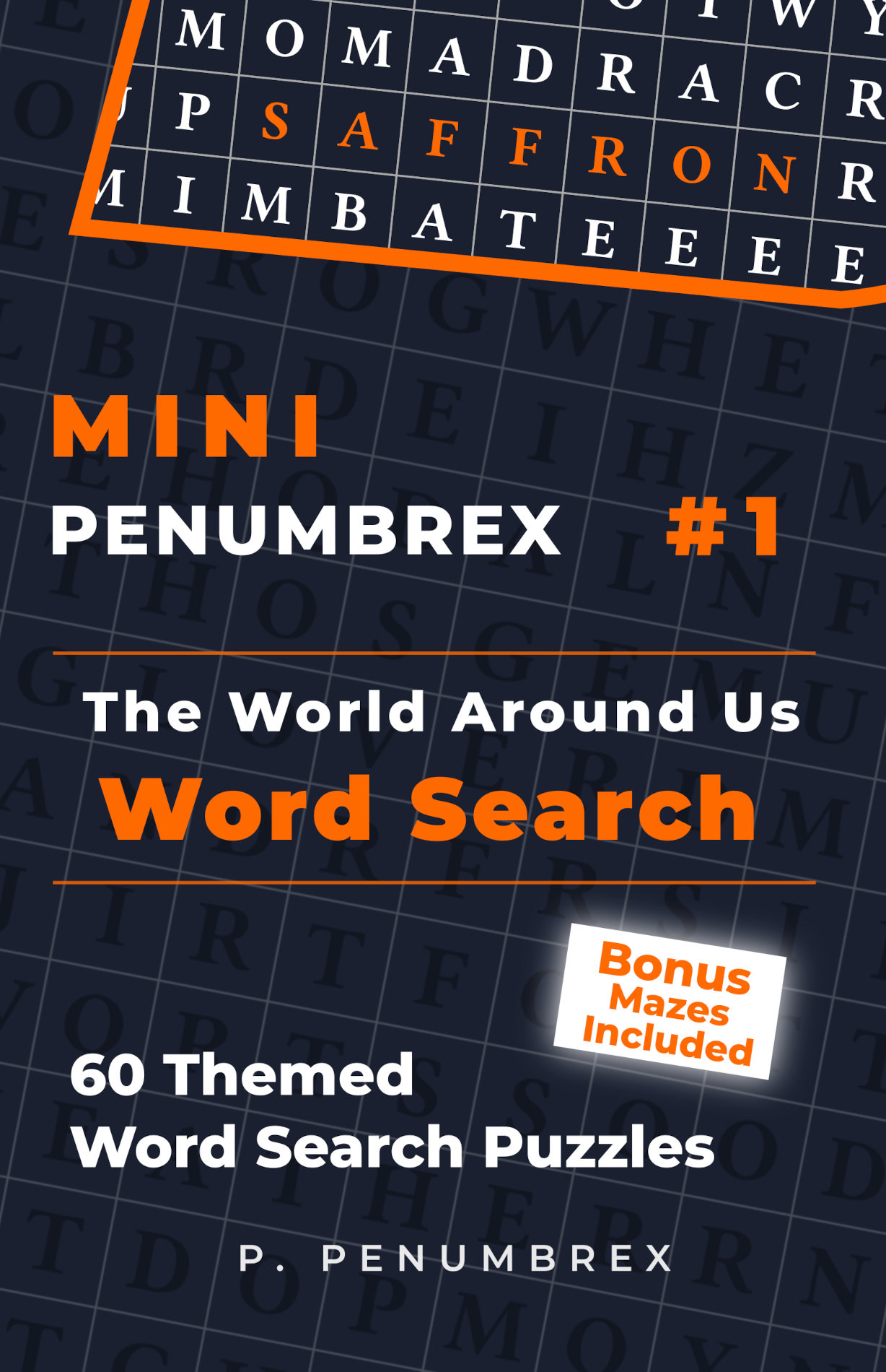Front cover of Mini Penumbrex #1 — The World Around Us — Word Search