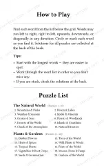 Page 3 of Mini Penumbrex #1 — The World Around Us — Word Search