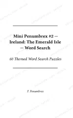 Page 1 of Mini Penumbrex #2 — Ireland: The Emerald Isle — Word Search