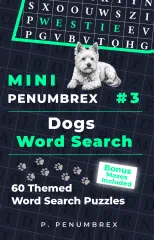 Front cover of Mini Penumbrex #3 — Dogs — Word Search