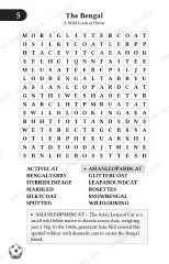 Page 10 of Mini Penumbrex #4 — Cats — Word Search