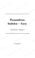 Page 1 of Penumbrex Sudoku — Easy