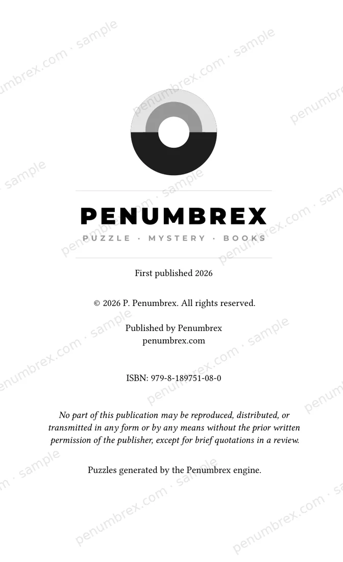 Page 2 of Penumbrex Sudoku — Easy
